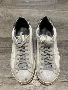 P448 Sneakers white gray size 38